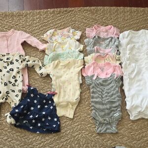 Assorted Baby One Pieces Set